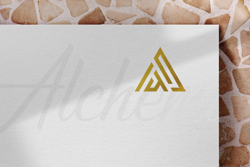 白色卡纸标志logo样机